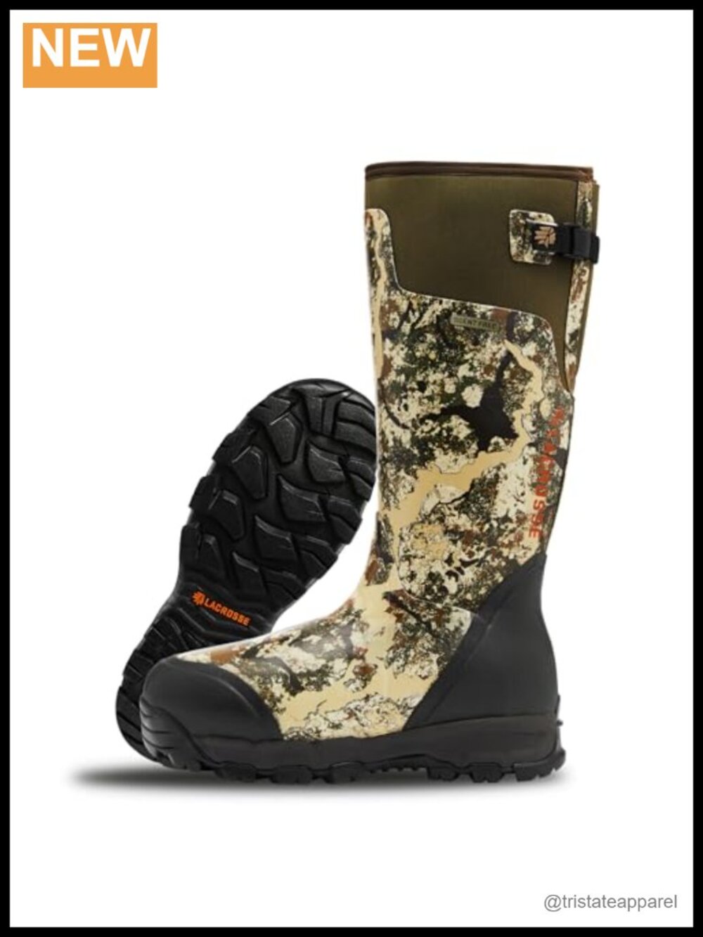 Waterproof 1600g Insulated Hunting Boots 18-Inch Rubber